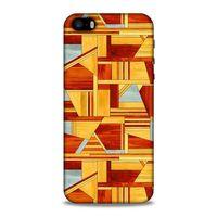 Lopard Apple iPhone SE Uyumlu Kılıf Wood'X (44) Tough Armor Kılıf Desenli