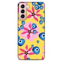 Lopard Samsung Galaxy S21 Uyumlu Kılıf Nazarium (20) Koruyucu Kılıf