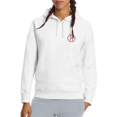 Altered Carbon Logo Eskitme Baskılı Beyaz Kadın Kapşonlu Sweatshirt