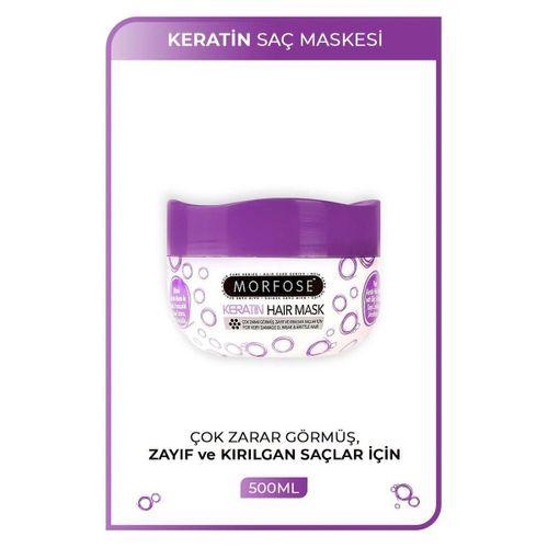 Keratin Saç Maskesi 500 ML - Yıpranmış Saçlar için - mrfs