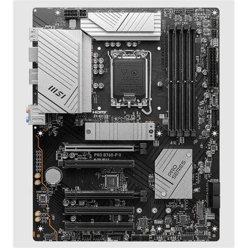 MSI PRO B760-P II DDR5 7200MHZ 1XHDMI 1XDP 2XM.2 USB 3.2 ATX 1700P (12. / 13. VE 14. NESİL İŞLEMCİ UYUMLU)