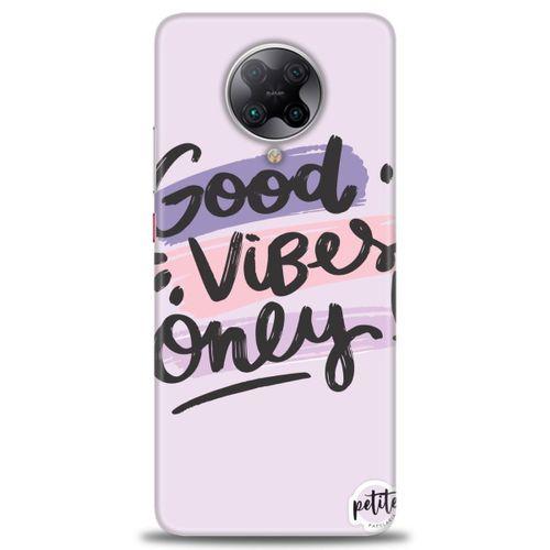 Xiaomi Poco F2 Pro Kılıf HD Baskılı Kılıf - Good Vibes + Tam Ekran Koruyucu