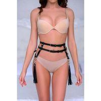 Sık Deri Püsküllü Bel Kemer Harness - Brf1045