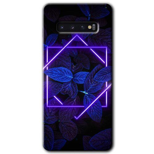 Galaxy S10 Kılıf HD Desen Baskılı Arka Kapak - Mekanik Yaprak 5 + Kırılmaz Cam