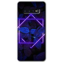 Galaxy S10 Kılıf HD Desen Baskılı Arka Kapak - Mekanik Yaprak 5 + Kırılmaz Cam