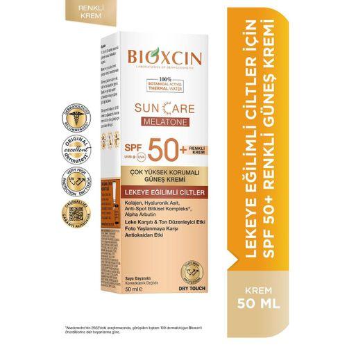 Bioxcin Bioxcin Sun Care Lekeye Eğilimli Ciltler Için Çok Yüksek Korumalı Renkli Güneş Kremi 50 Spf - Leke Tinted