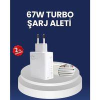 67 Watt Hızlı Şarj Adaptörü Samsung S20 S21 S22 S23 Uyumlu