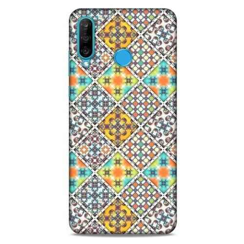 Ethnic Culture (50) Huawei P30 Lite Kılıf Silikon Kapak Desenli