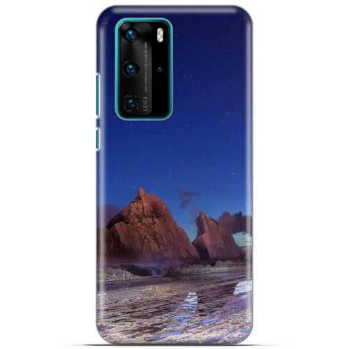 Lopard Huawei P40 Pro Uyumlu Kılıf Gece'S (14) Lansman Kılıf Parliement Mavi