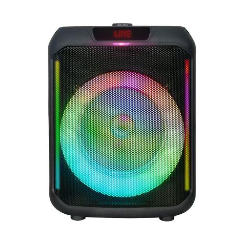 Zore GD-907 Dijital LED Göstergeli FM Radyolu Mikrofonlu RGB TWS 8 inç Stereo Bass Kablosuz Karaoke Hoparlör