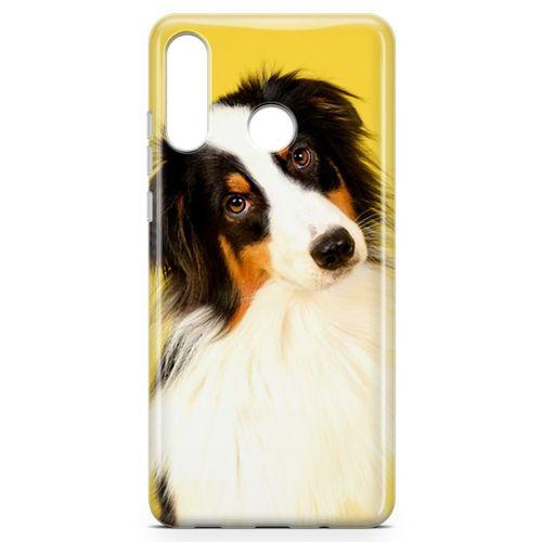 Huawei Nova 4e Kılıf Australian Shepard Arka Kapak Koruma Desenli Full Koruyucu