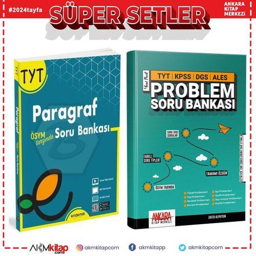 Endemik TYT Paragraf ve AKM Problemler Soru Bankası Seti 2 Kitap