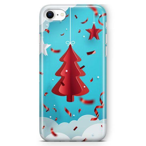 Apple iPhone SE 2020 Kılıf Yılbaşı Hediyesi Arka Kapak Koruma Desenli Full Koruyucu