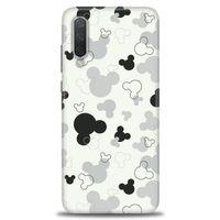 Xiaomi Mi 9 SE Kılıf HD Baskılı Kılıf - Siyah Mickey + Tam Ekran Koruyucu