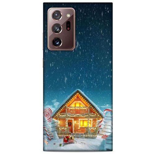 Samsung Galaxy Note 20 Ultra Kılıf Snowix (8) Baskılı Kılıf Lacivert