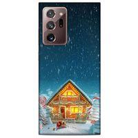 Samsung Galaxy Note 20 Ultra Kılıf Snowix (8) Baskılı Kılıf Lacivert