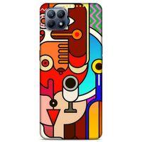 Lopard Huawei P40 Lite Uyumlu Kılıf Soyut Sanat (8) Desenli Baskılı Kılıf