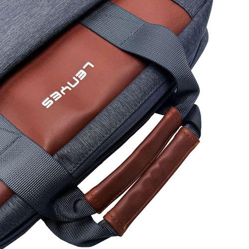 Lenyes LB543 Su Geçirmez Polyester Kumaş Çıkarılabilir Omuz Askılı 13-14 inç Laptop Çantası