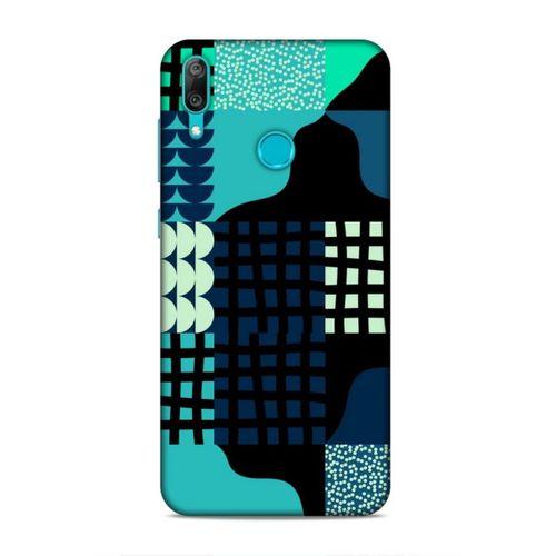 Huawei Y7 Prime 2019 Uyumlu Kılıf Insomnia (17) Tasarım Kılıf Yeşil Lacivert