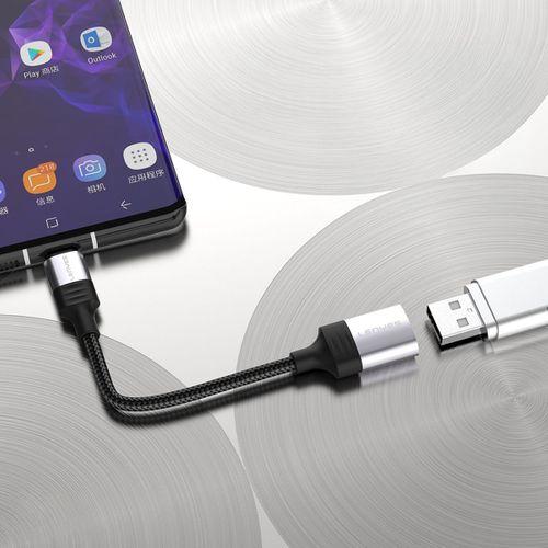 Lenyes AX122 USB to Type-C Dönüştürücü OTG Kablo