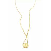 Burgu Zincir Çeyrek Kolye - Altın