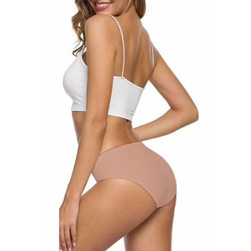 3 Adet Kadın Dikişsiz Lazer Kesim Esnek İz yapmayan Külot S6