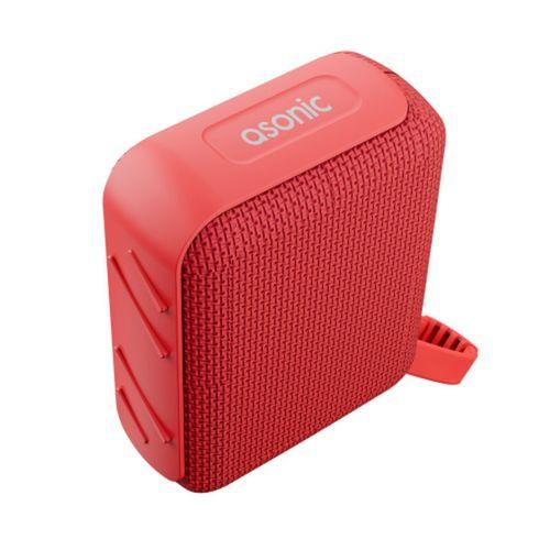ASONIC AS-03, KIRMIZI, 5W, BT/USB/TF/TWS, 1200mAh Batarya, Bluetooth V5.3, Kablosuz, Taşınabilir, Speaker