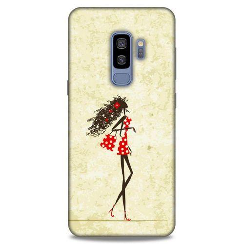 Lopard Samsung Galaxy S9 Plus Uyumlu Kılıf Sürreal Yüzler ♀ (38) Neo Hybrid Kılıf Desenli