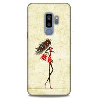 Lopard Samsung Galaxy S9 Plus Uyumlu Kılıf Sürreal Yüzler ♀ (38) Neo Hybrid Kılıf Desenli