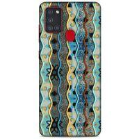 Samsung Galaxy A21s Kılıf Baskılı Özel Seri Taşlı (30) Silicone Case