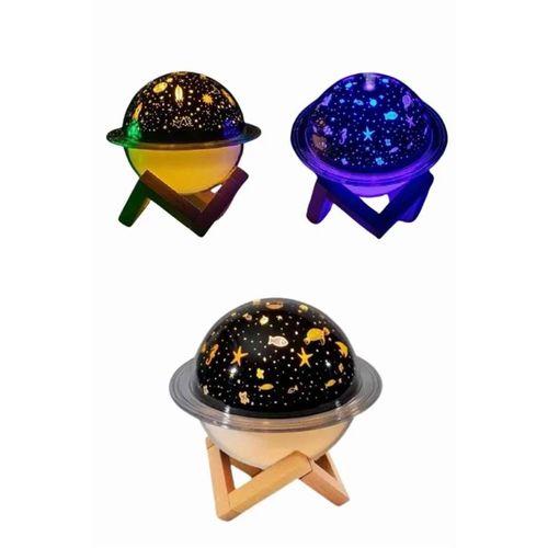 Aromaterapi Hava Nemlendirici Gece Lambası Uzay Model Satürn Oda Kokusu