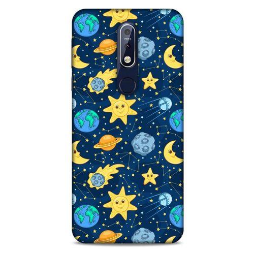 Spacex (6) Tema Silikon Kılıf Nokia 7.1 Kılıf