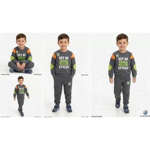 4/10 Yaş Kargo Cepli Penye Çocuk Takımı