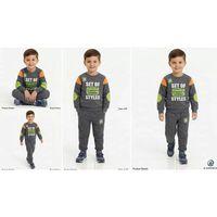 4/10 Yaş Kargo Cepli Penye Çocuk Takımı