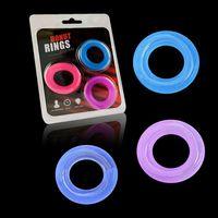 Donut Rings - Performans Artırıcı ve Serleştirici 3&amp;#39;lü Silikon Penis Halkası Set