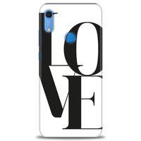 Huawei Y6S Kılıf HD Baskılı Kılıf - Love + Tam Ekran Koruyucu
