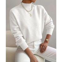 Kadın Uzun Kollu Balıkçı Yaka Triko Bluz