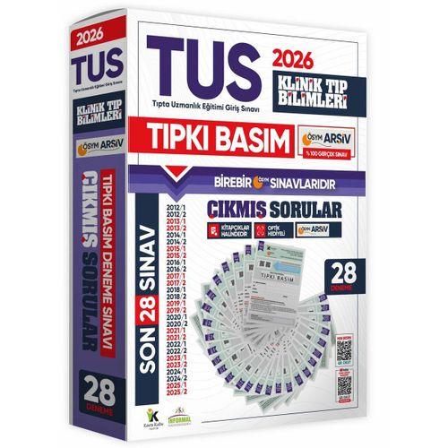 2026 TUS Klinik Tıp Bilimleri ÖSYM Çıkmış Soru Tıpkı Basım Son 14 Yıl 28li Deneme Kitapçığı