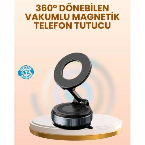 Vakumlu Manyetik Araç Telefon Tutucu Güçlü Tutuş