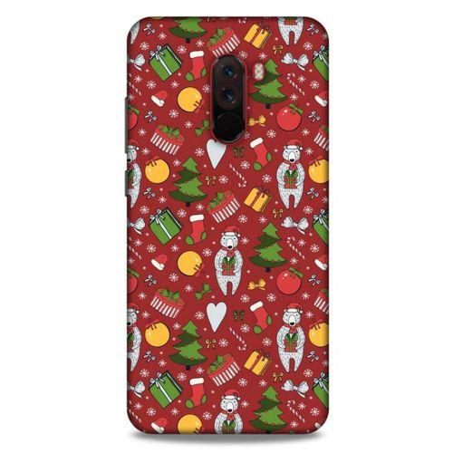 Yılbaşı Süsleri 45 Xiaomi Pocophone F1 Kılıf Silikon Kapak