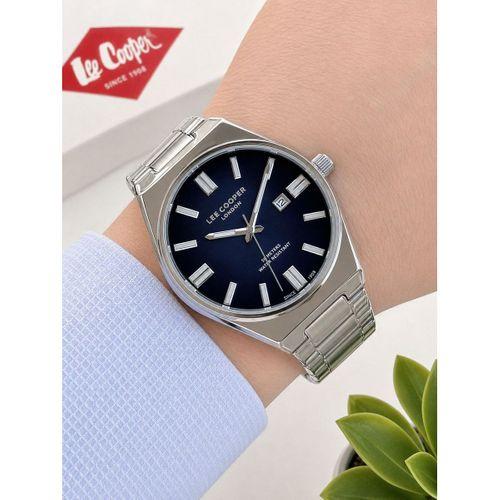 Lee Cooper 2 Yıl Garantili Takvimli Kadran Bileklik Hediyeli  Erkek Kol Saati E8325.390