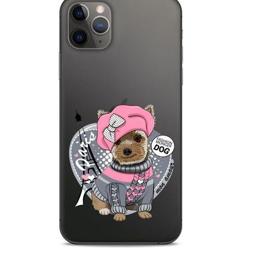 Zoologix (88) Apple iPhone 12 Pro Max Şeffaf Kılıf Silikon Desenli