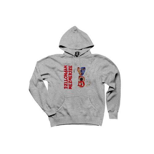System of a Down Hypnotize Mezmerize Gri Kapşonlu Sweatshirt Hoodie