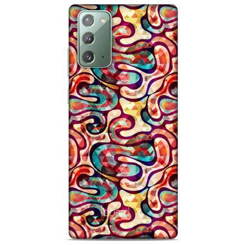 Samsung Galaxy Note 20 Kılıf Pastel Renkler (34) Slim Armor Kılıf Karışık Renkli