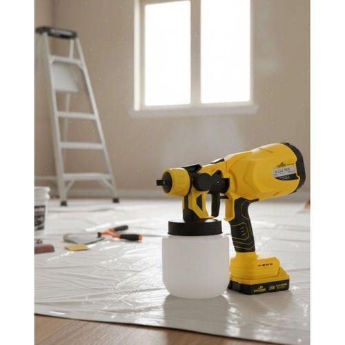 Akülü Boya Püskürtme Tabancası Ayarlanabilir Sprey Ve Fan Ayarı