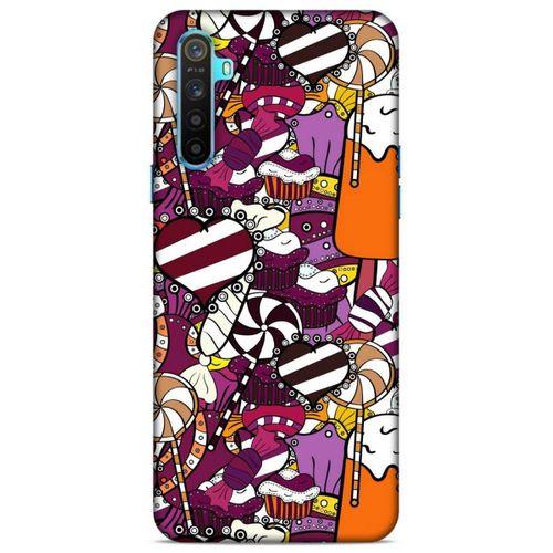 Lopard Oppo Realme 6i Uyumlu Kılıf Soyut Sanat (32) Desenli Soft Silikon Kılıf