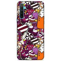 Lopard Oppo Realme 6i Uyumlu Kılıf Soyut Sanat (32) Desenli Soft Silikon Kılıf