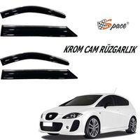 Krom Cam Rüzgarlığı 1.2Mm Seat Leon 2004-2010 4'Lü / Caru451