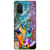 Lopard Samsung Galaxy S20 Plus Uyumlu Kılıf Sürreal Yüzler ♀ (48) Bumper Kılıf Desenli
