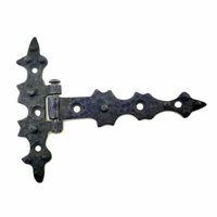 Antika Tarz Dekoratif Pirinç Yıldız Kuyruklu Menteşe - 85x110 Mm, Oksit